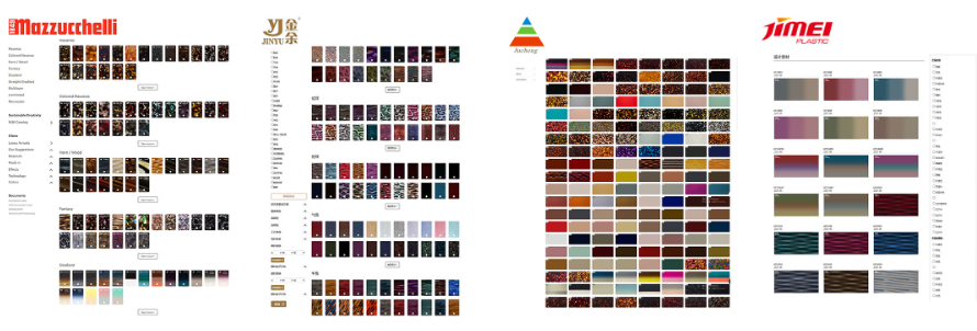 Acetate Eyewear Materials
