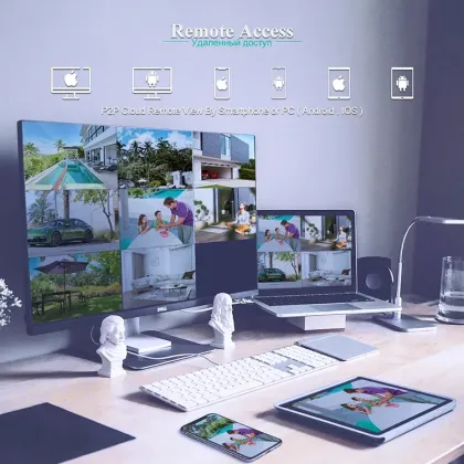 Weatherproof Security Alarm with CCTV Camera Set - Surveillance & Network Video Camera Systems