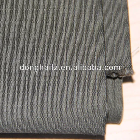 Polyester/cotton rib-stop fabric