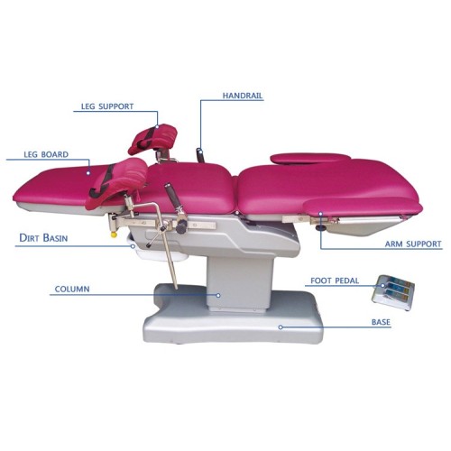 Luxury electric obstetric bed