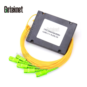 OEM Fibre Optical Equipment Splitter 1x4 Box Beam SC-APC PLC Splitter