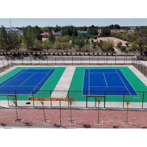 Aprovação Enlio ITF de telhas de plástico para quadras de tênis ao ar livre