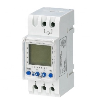 220VAC Time Switch Timer with 6 Languages Programming, THC-810 Digital Mini Size 16/20/30A ON&OFF 44 Periods