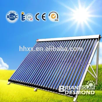 Swimming pool solar collector for flat roof heat pipe vacuum tube solar hot water heater