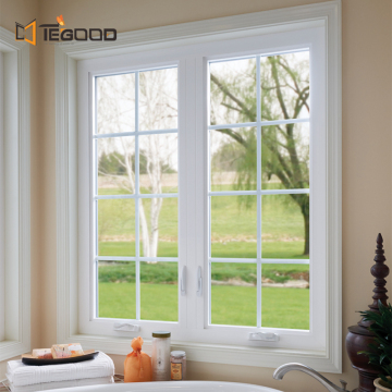 20-Year Guarantee Tegood Manufacturer CE Certified UPVC PVC Casement Windows