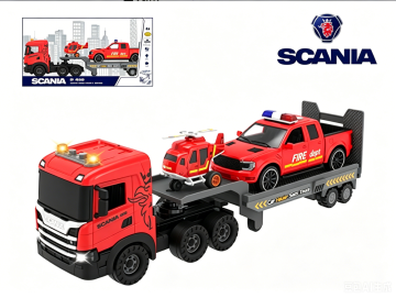 FRICTION FLATBED TRANSPORT TRUCK