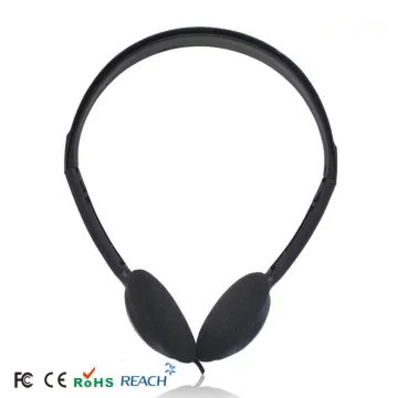 Head earphone for airplane