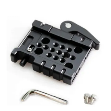Precision anodized aluminum camera support tripod mount