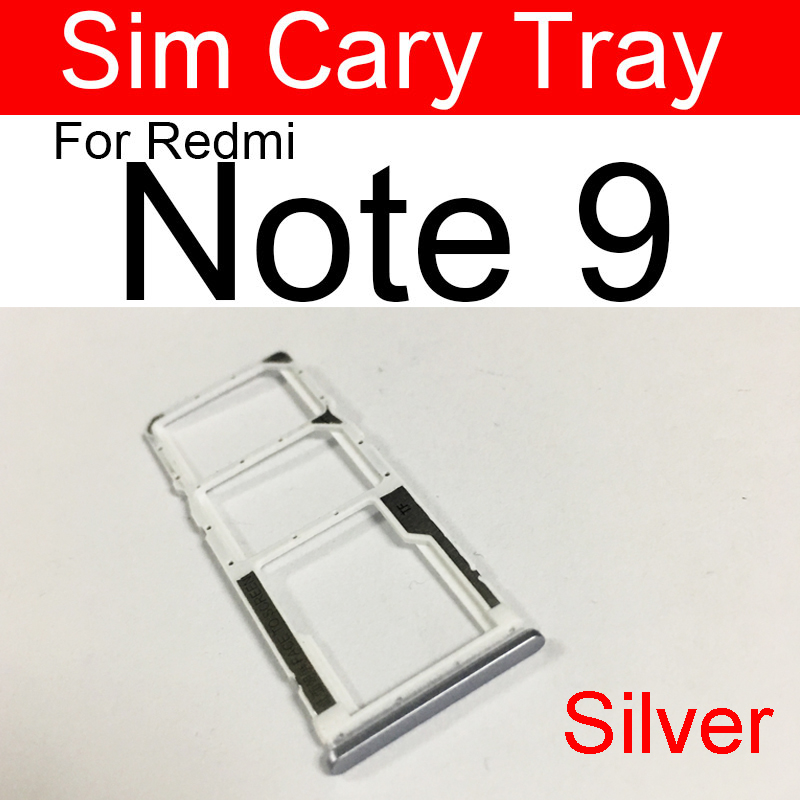 Sim Card Tray For Xiaomi Redmi Note 9 Note9 M2003J15SC SIM Card Slot Sim Card Reader Holder Flex Cable Repair Replacement Parts