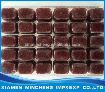 New premium fish food 30CUBE blister package bloodworm/frozen bloodworm