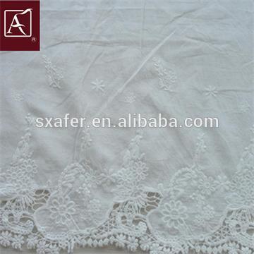 Fashion Water Soluble Border Embroidery Fabrics Design For Dress