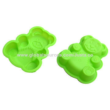 Little Bear-shaped Silicone Cake Molds, Sized 17*14.5*3.0cm