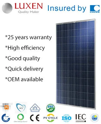 300 watt 48v solar panel 300W poly high quality pv solar panel from Bluesun factory 300w