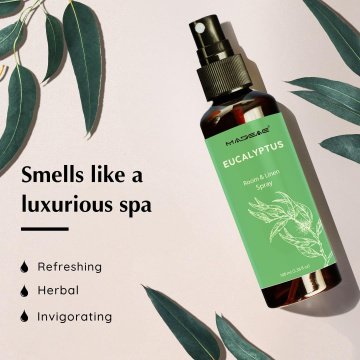 Eucalyptus linho e spray de travesseiros feitos com eucalipto puro spray de aromaterapia com óleo essencial