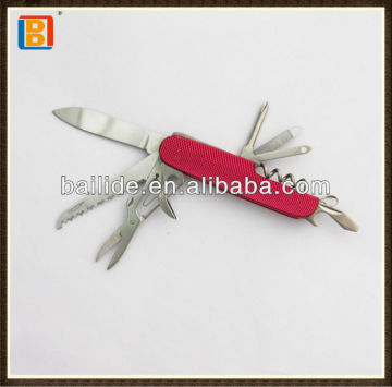 2017 Beautiful Folding Multi Functions Pocket Knife With Aluminium Handle