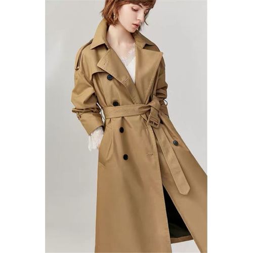 Custom Women Fashionable  New Polyester Trench Coat