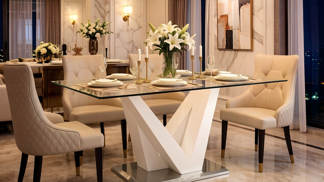 TL-16F07 modern dining table8