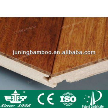 Laminated floor wood and bamboo technology
