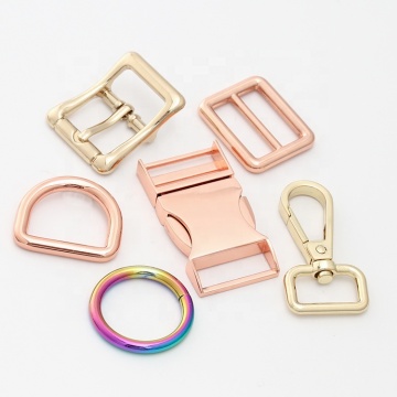 25mm to 38mm Alloy Belt Buckle with Swivel Snap Hooks