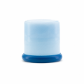 24/410 Tapa superior de disco de plástico azul claro con faldón
