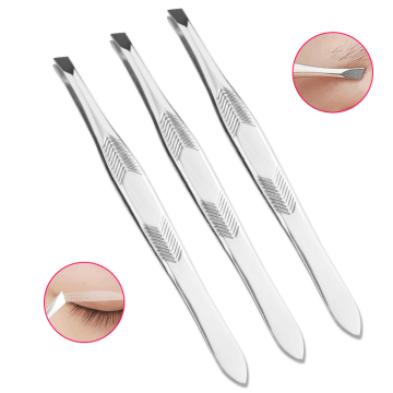 Best Selling In-Stock Stainless Steel Eyelash Tweezers for False & Volume Lashes