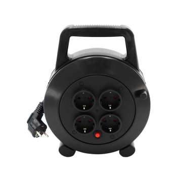 4 Way Euro Socket Electrical Extension Reel 10m/15m Cassette Type