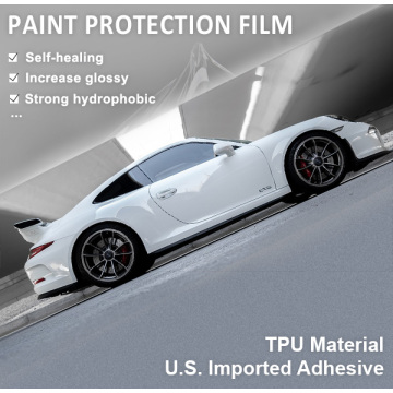 Film de protection de la peinture de carrosserie de voiture blanc brillant TPU