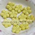 Loose Mixed Color Acrylic& Lucite Artificial Plum Flower Shape Solid Beads For Making Jewelry