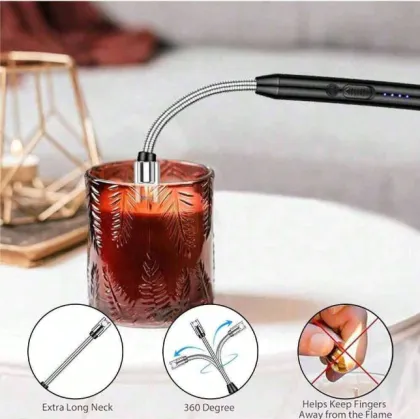 Flameless Bendy Freedom USB Rechargeable Windproof Plasma Arc Lighter