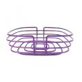 Purple Square Metal Wire Bread Basket