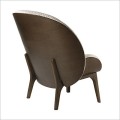 Fauteuil HUG chair by solid wood frame