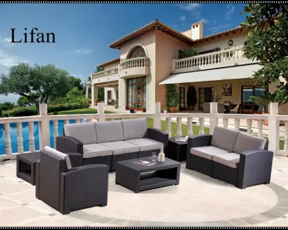 HOTEL ROYAL Outdoor Rattan wicker sofa set