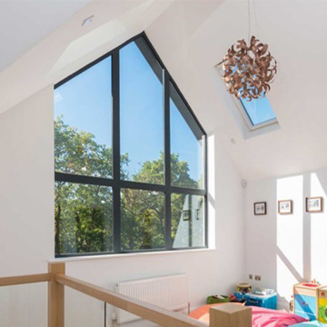Custom Large Fixed Picture Windows in Modern Aluminum Alloy Glass Design
