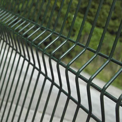 PVC coated galvanized curvy welded wire mesh fence(factory)