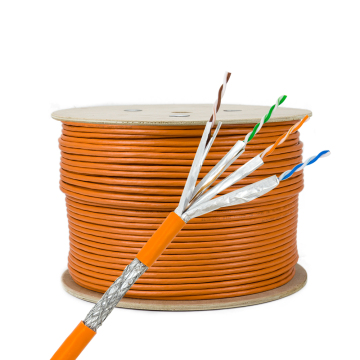 उच्च प्रदर्शन SFTP CAT7 23AWG नंगे कॉपर लैन केबल