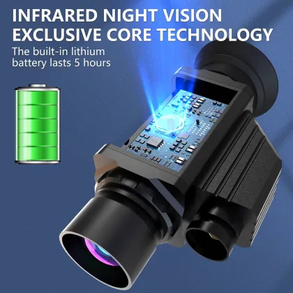 HD 4K Infrared Thermal Imaging Night Vision Monocular for Outdoor Adventure