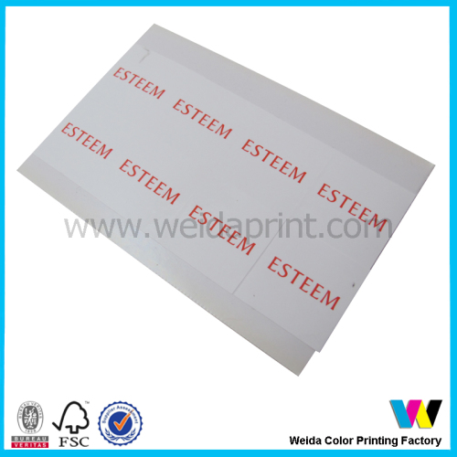 Glassine Paper Sticker for Shopping Marking
