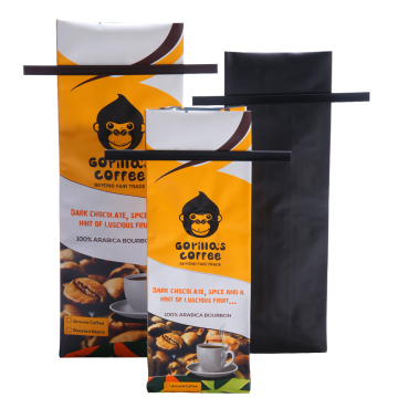 Aluminum Coffee Bean Packaging Fin Seal Bags
