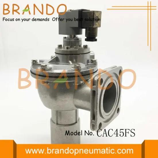 90 Degree Flanged Diaphragm Pulse Valve CAC45FS