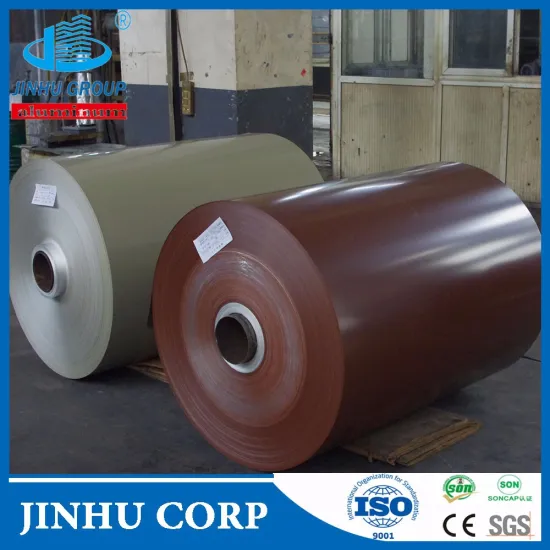 Color coated aluminum coil roll factory