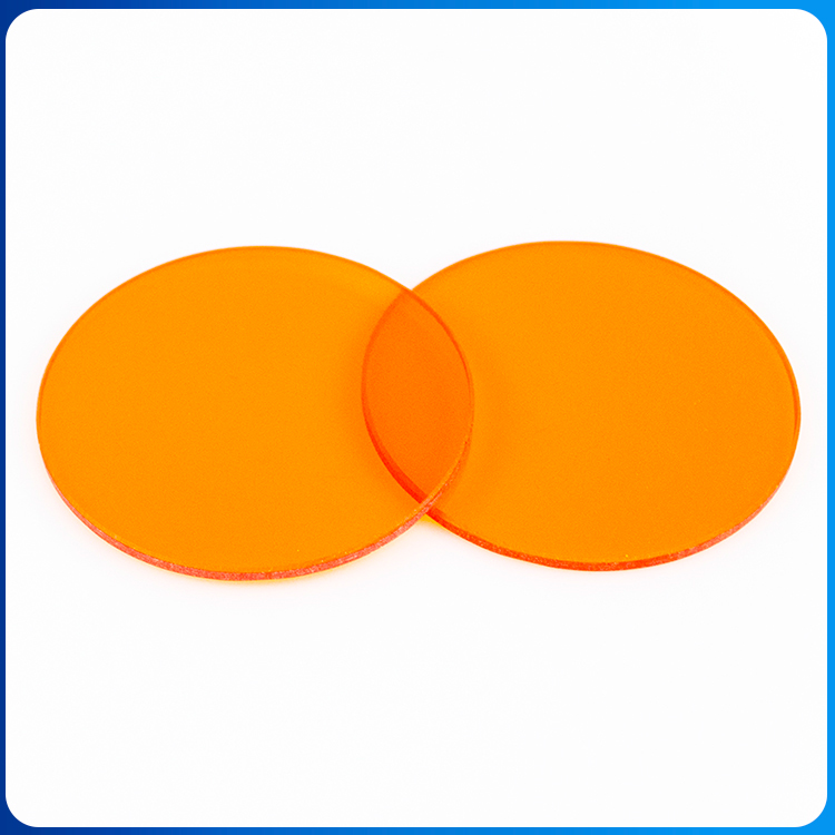 Filtre optique passe-long en verre Orange OEM OG550 hoya