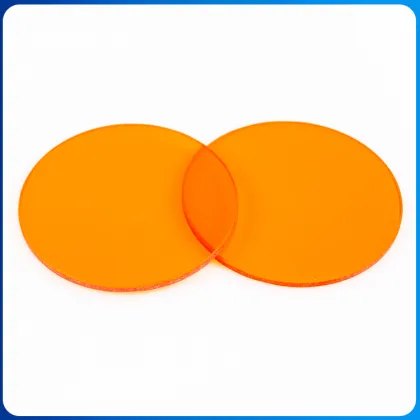 OEM optical longpass Orange glass filter OG550 hoya