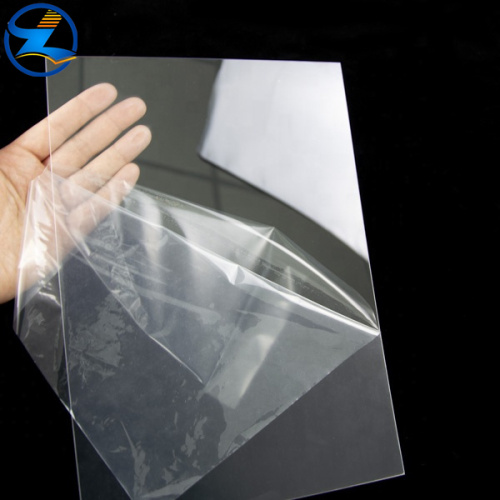 High transparency pet sheet for box folding