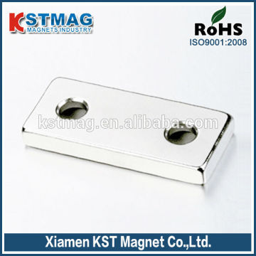 Countersunk rectangule strong magnet