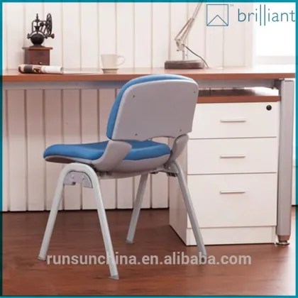 3069A Top grade used conference chair ,Export thick training chair with tablet arm