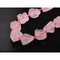 Natural Raw Rough Rose Quartz Jewelry Crystal Gemstone Beads