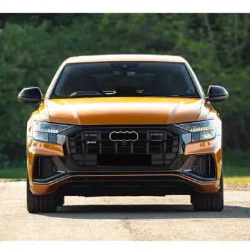 SQ8 Style New Design Front Bumper Grille with ACC for Audi Q8 4M 2020-2023