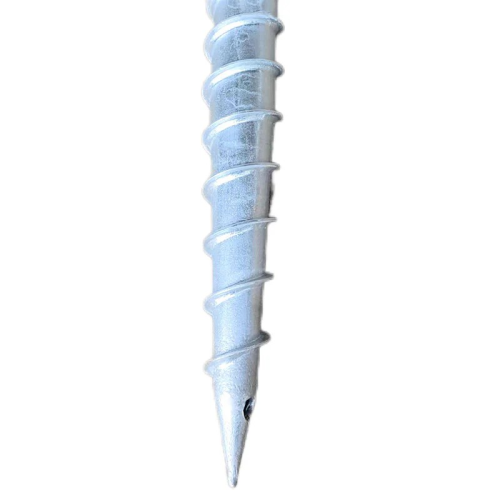 Steel screw ground pile Metal Flange Ground Screw Pile Ground Pile Foundation Supplier