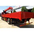 Dongfeng 10Tons Telescopic Boom Truck ติดเครน