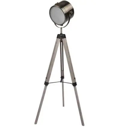 High Quality Solid Wood Tripod Standing Floor Lamps